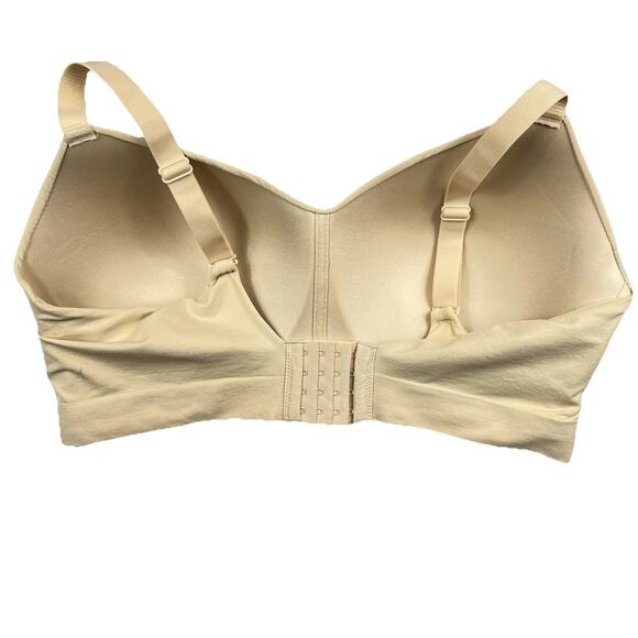 TrueKind Supportive Comfort Wireless Shaping Bra Size 4XL Cream Nude Plus Size - Picture 3 of 10